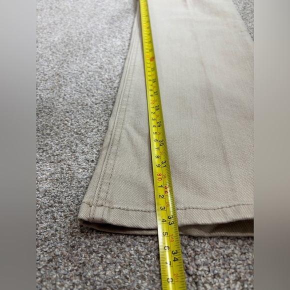 Cabi Pants Womens Size 8 Ivory Cotton Denim Jeans Boyfriend Straight Mid Rise - Picture 5 of 10